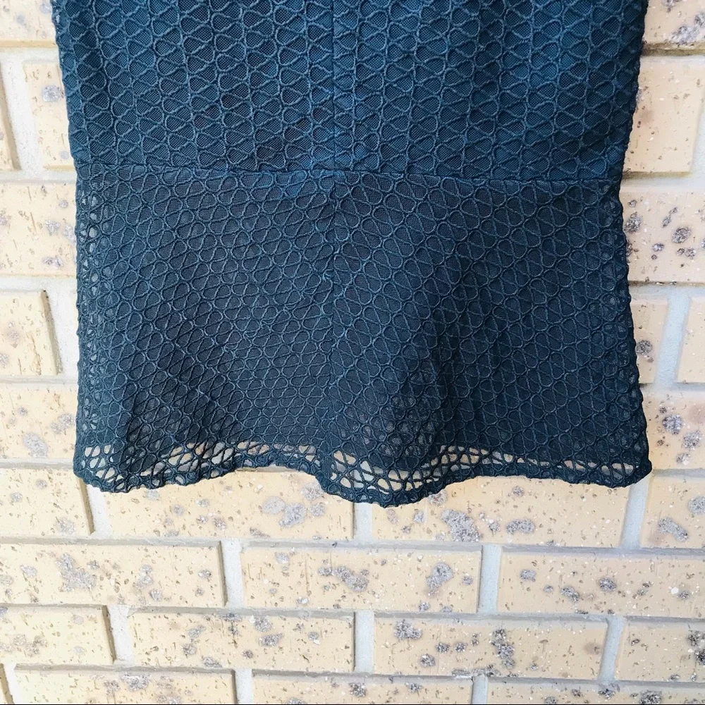 BARDOT Size 10 Black High Waisted Short Fishtail Skirt Dressy Casual Sheer - Picture 5 of 7